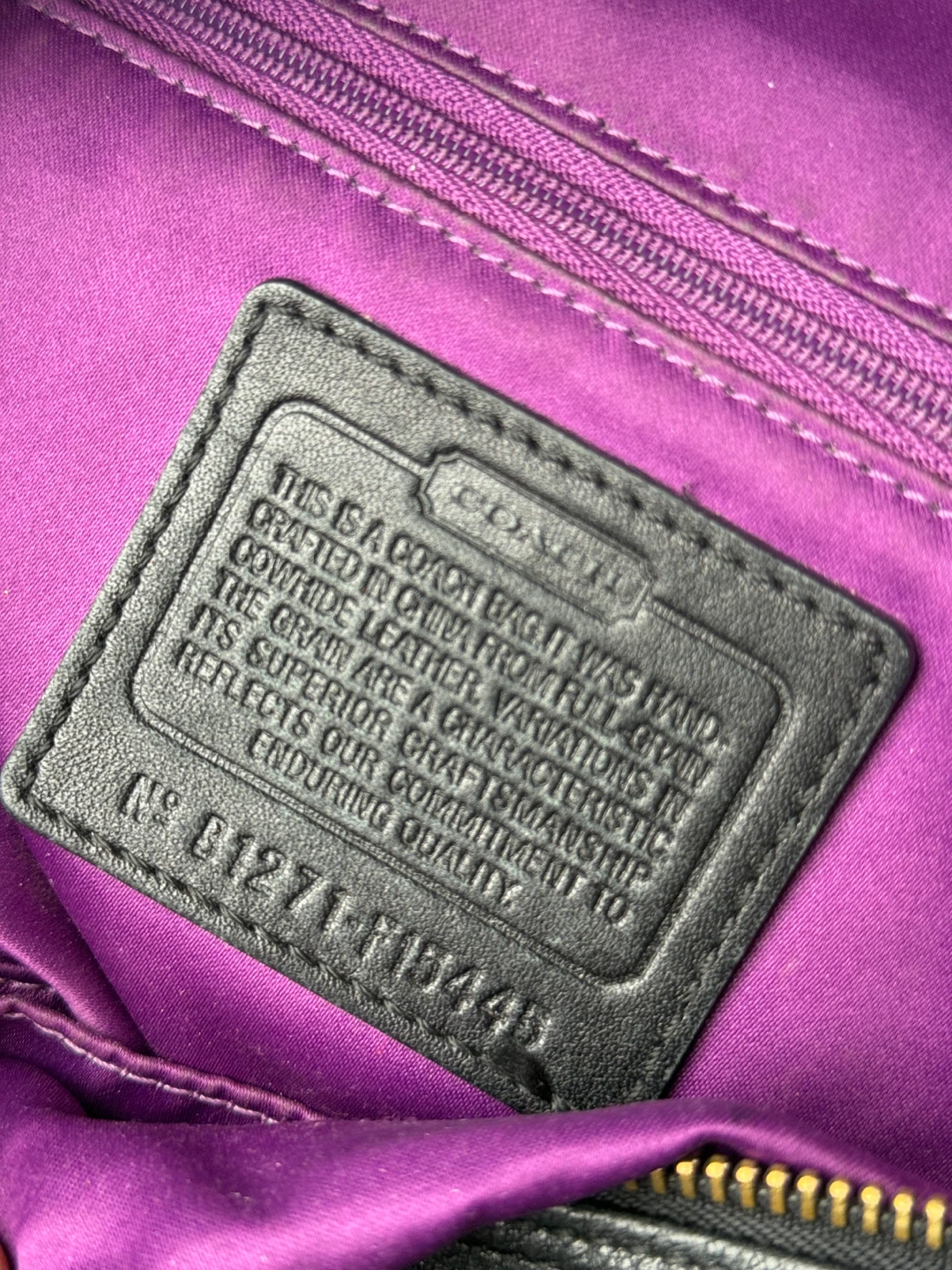 Coach Black Leather Handbag - photo 5