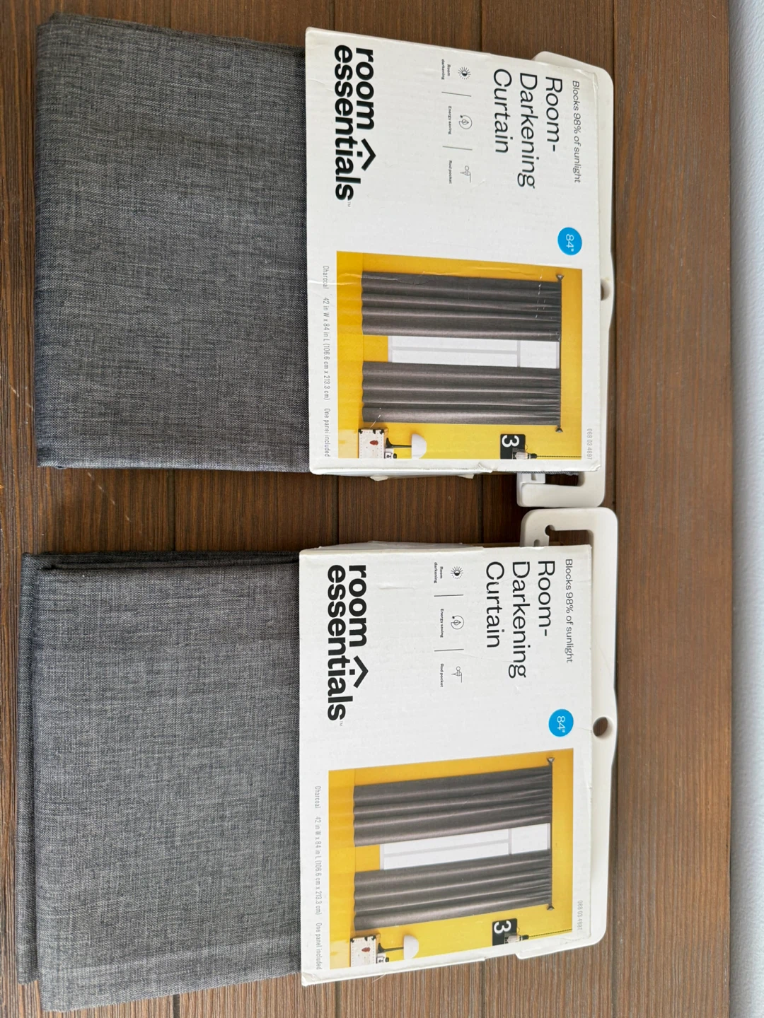 Charcoal Room-Darkening Curtain - photo 3