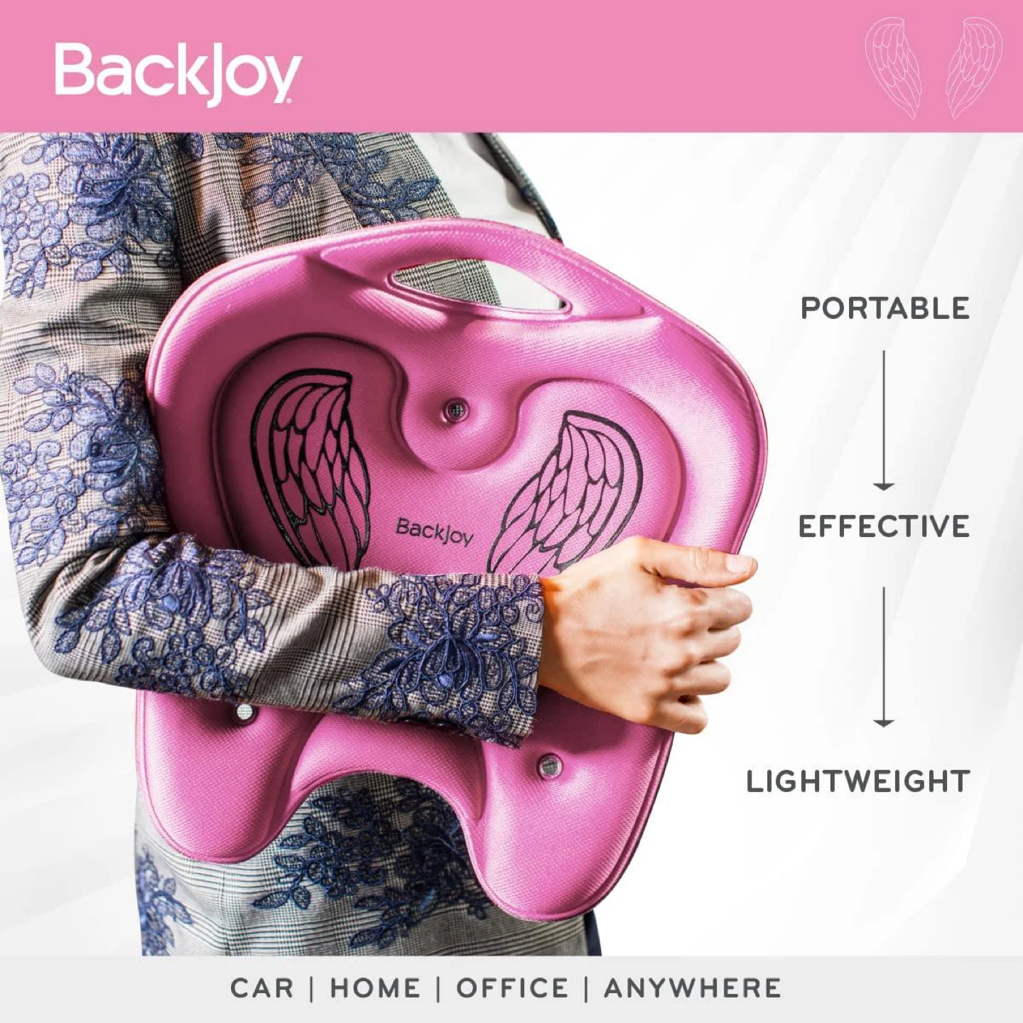 Backjoy SitSmart Angel Traction Ergonomic Posture Seat - photo 5