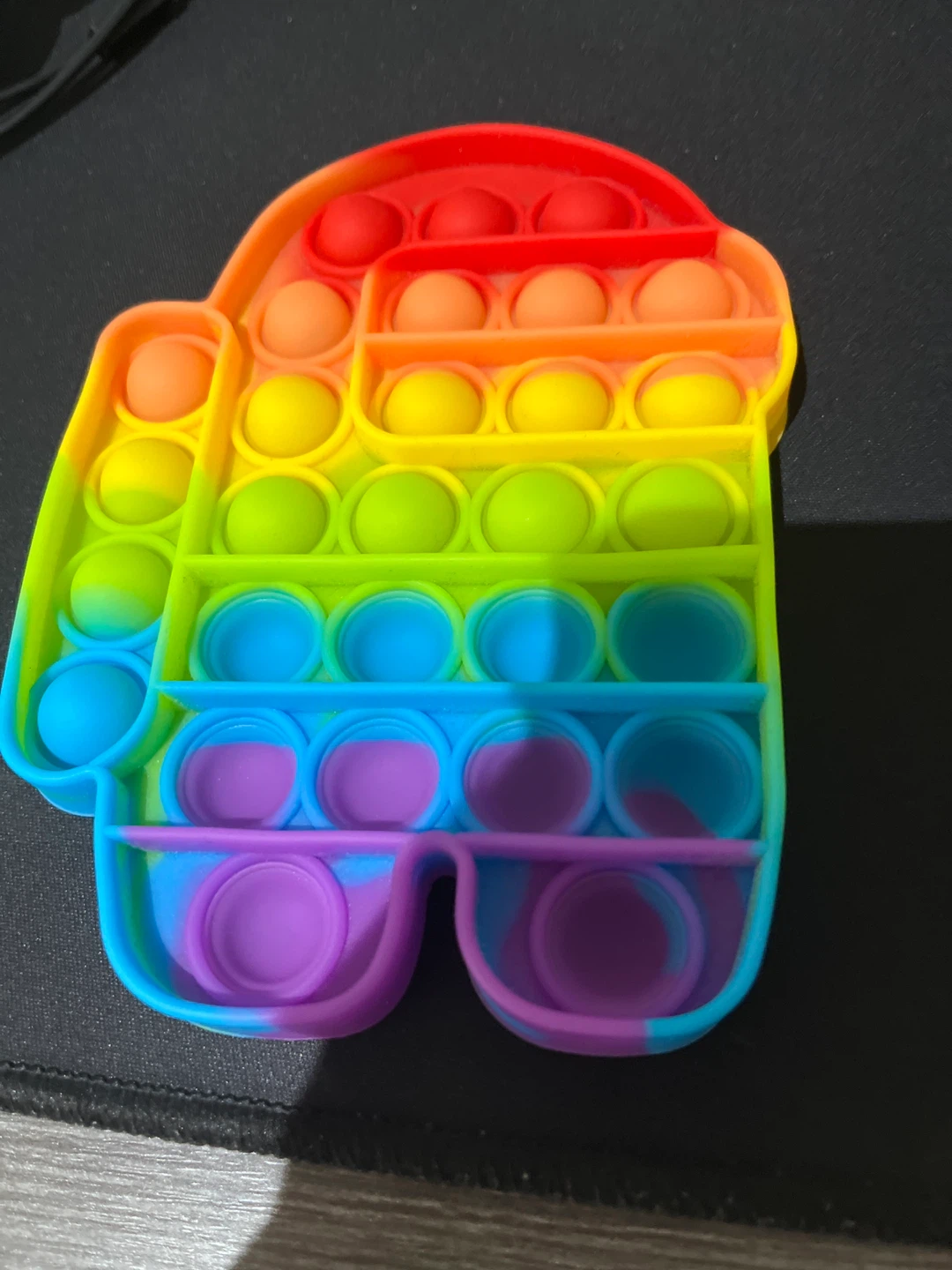 Rainbow Among Us Pop It Fidget Toy