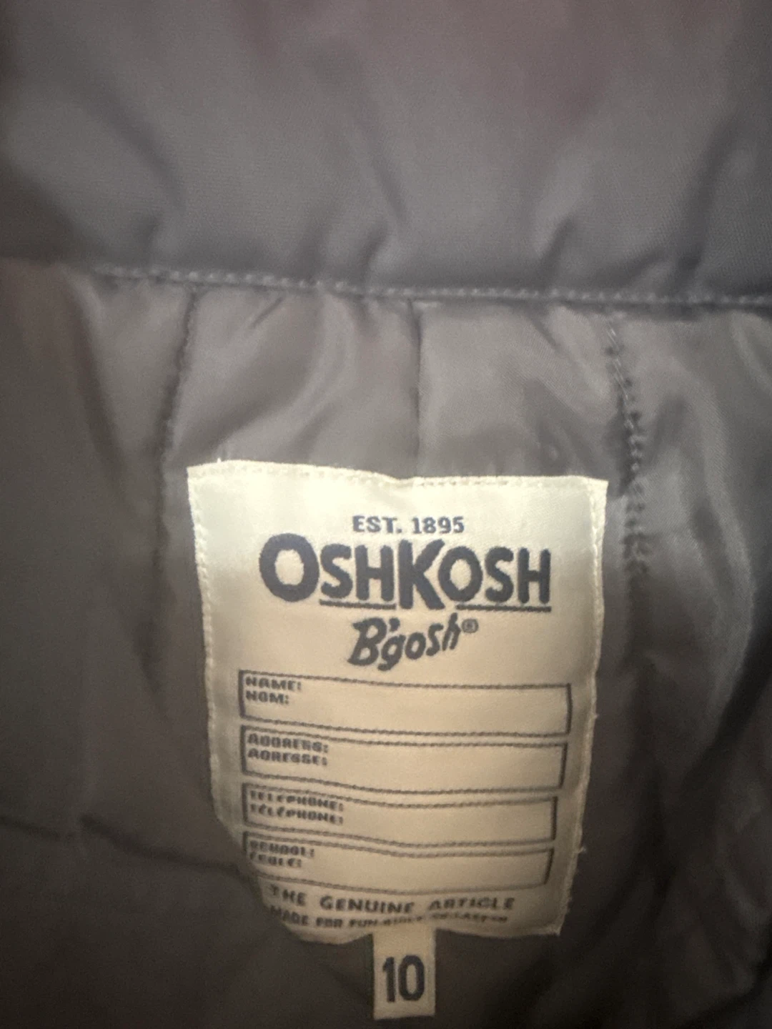 OshKosh B'gosh Snow Bibs Size 10 - photo 2