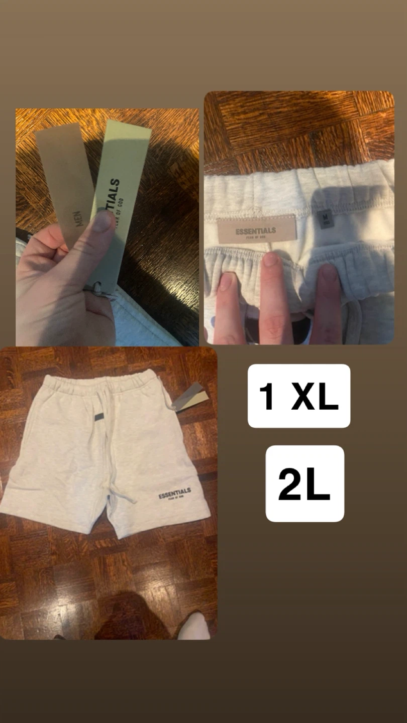 Essentials shorts light oat