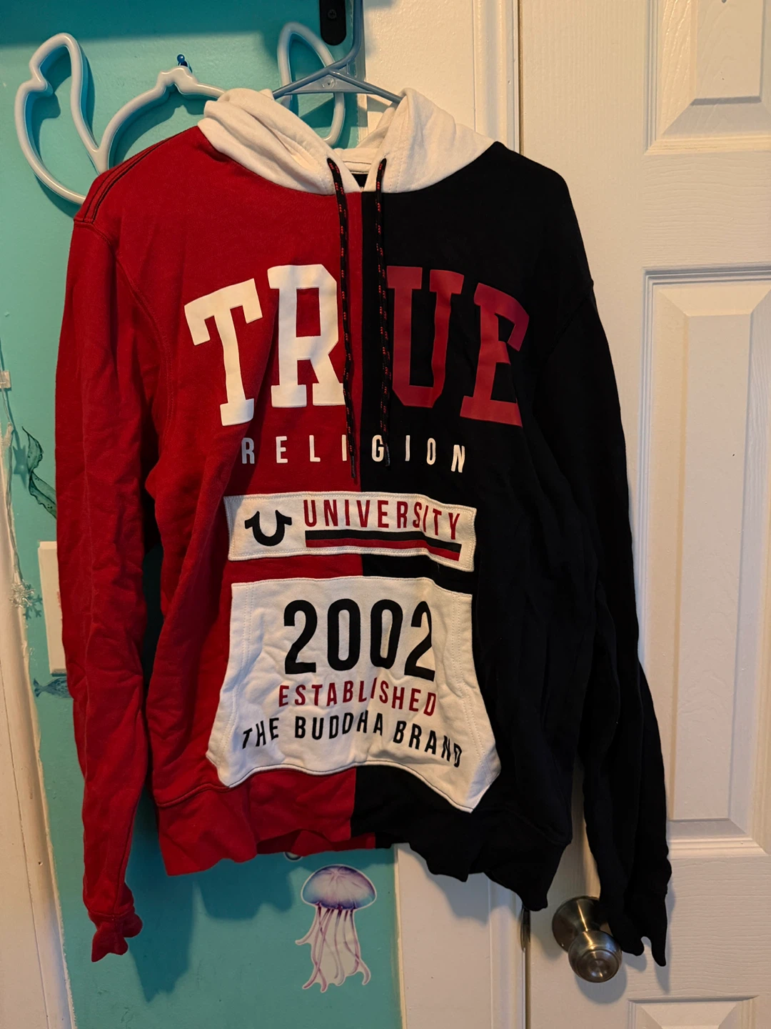 True Religion Split Active LS Pullover Hoodie