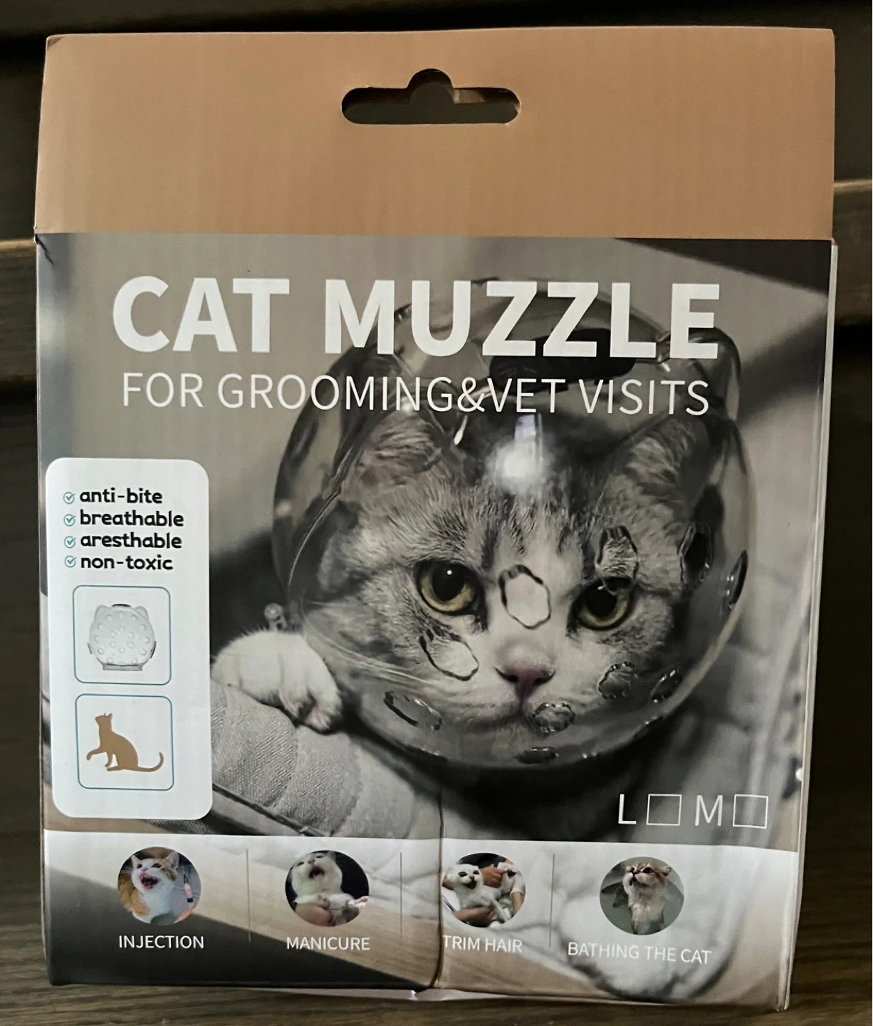Cat Muzzle for Grooming & Vet Visits