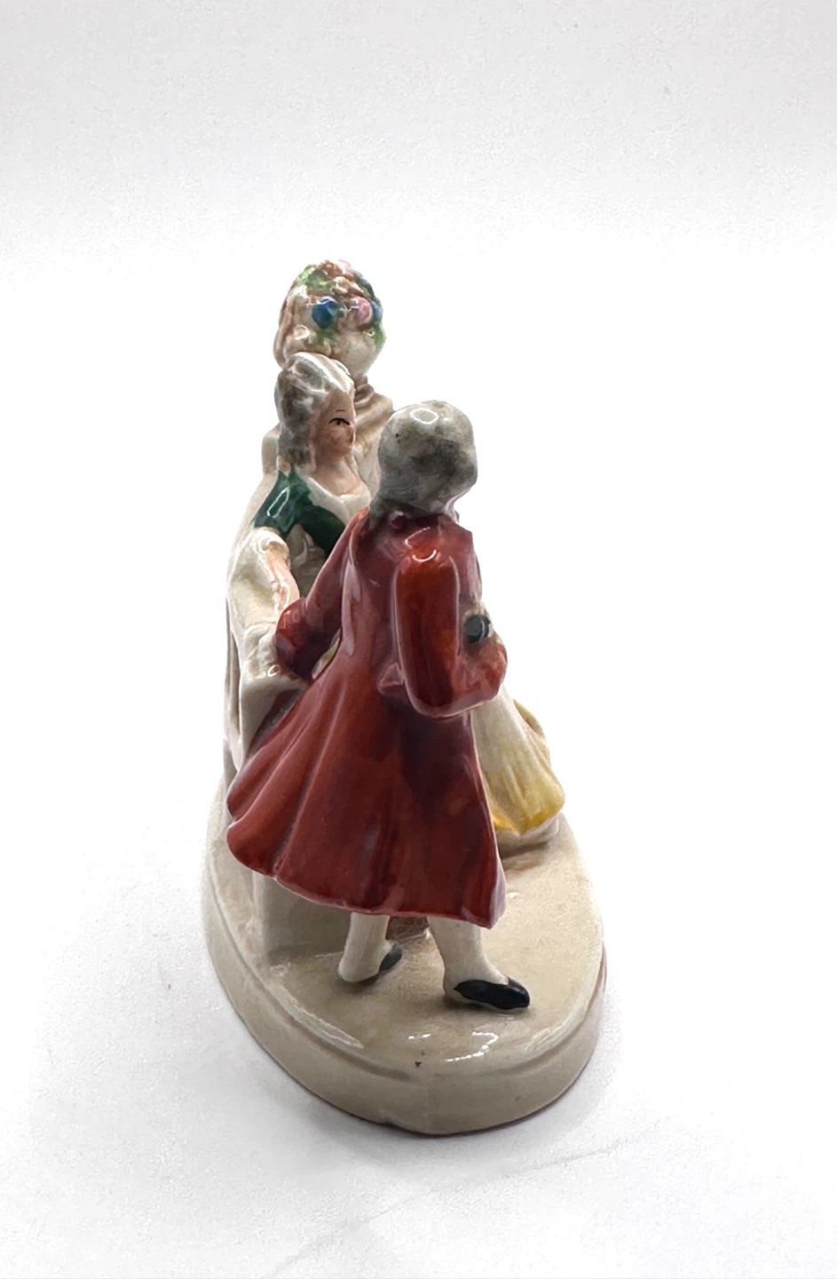 Antique German Porcelain Figurine of Romantic Couple - photo 3