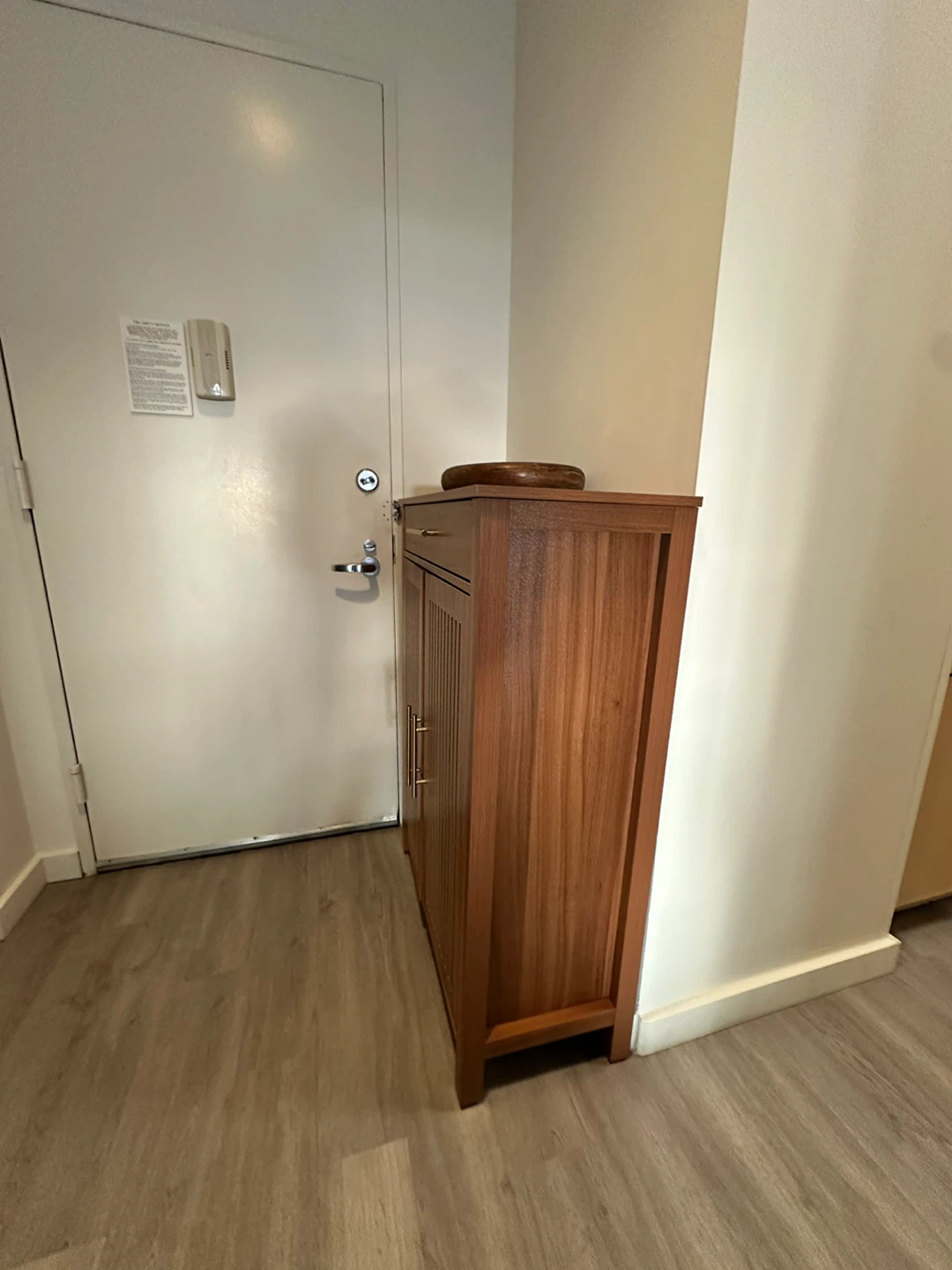 Modern Wood Shoe Cabinet with Drawer - photo 2