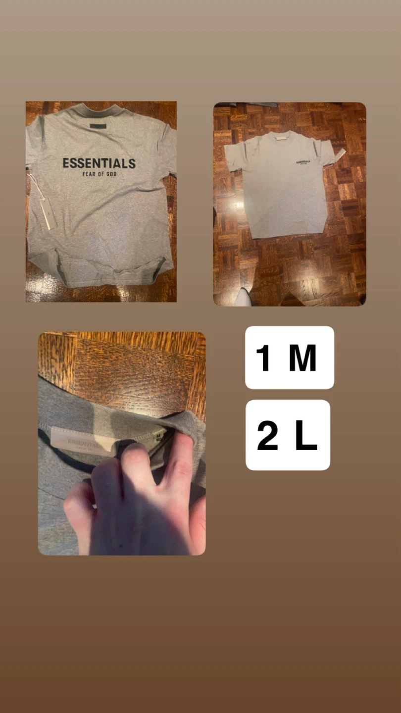 Essentials dark oat shirt