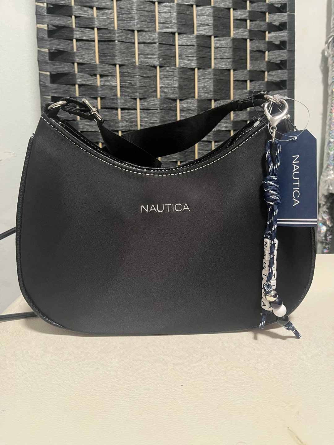 Nautica Black Shoulder Bag