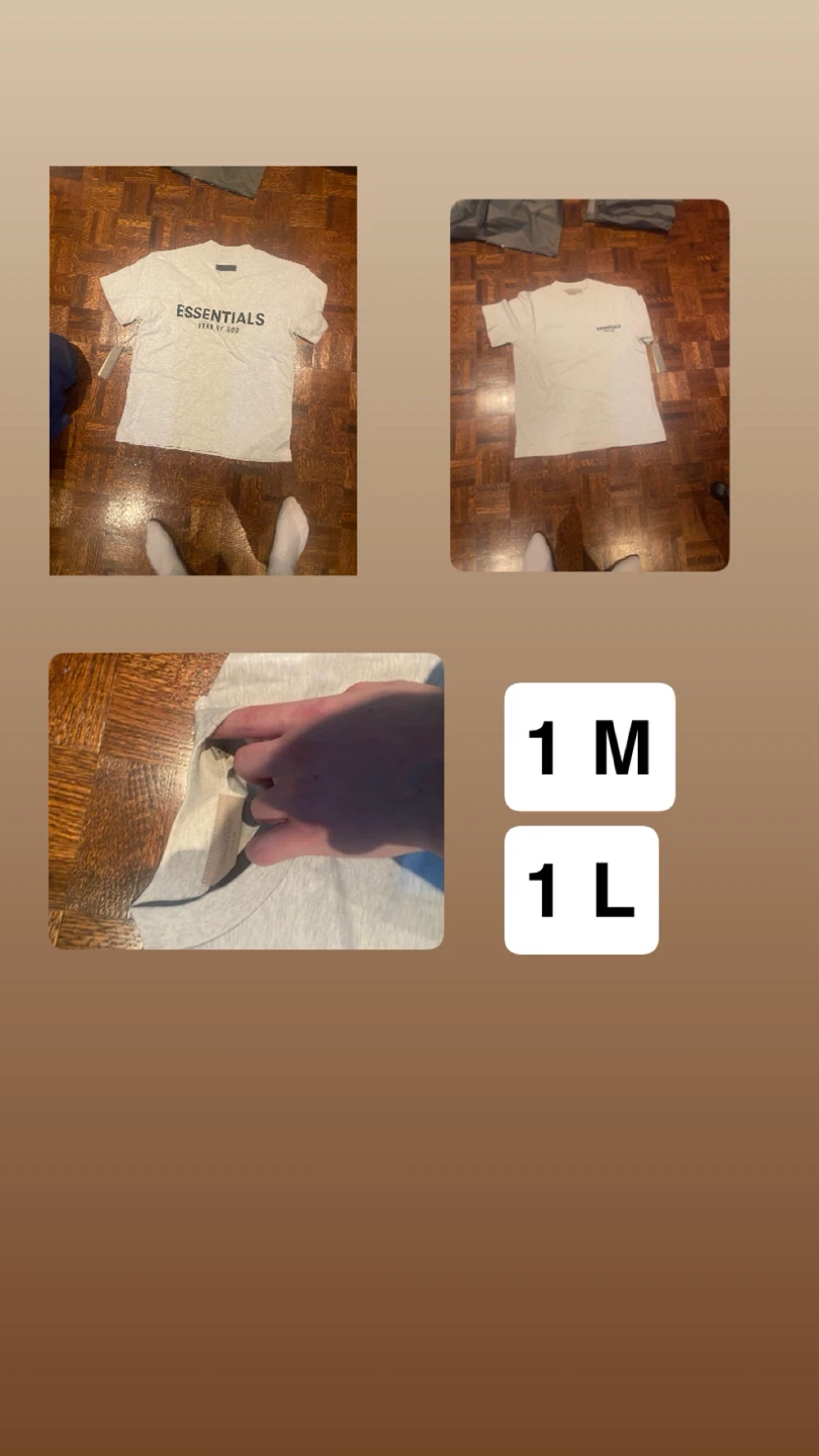 Essentials light oat shirt