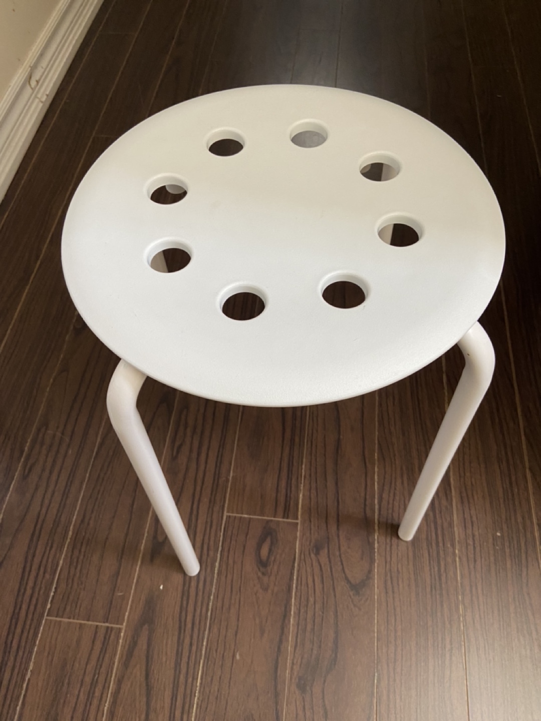 White Folding Chair and Stool Set - photo 5
