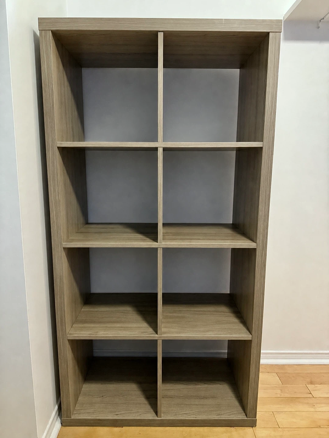 IKEA KALLAX Shelf Unit - White Stained Oak Effect