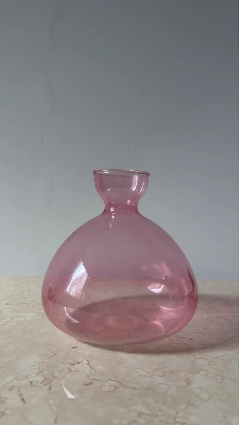 MoMA Pink Glass Vase