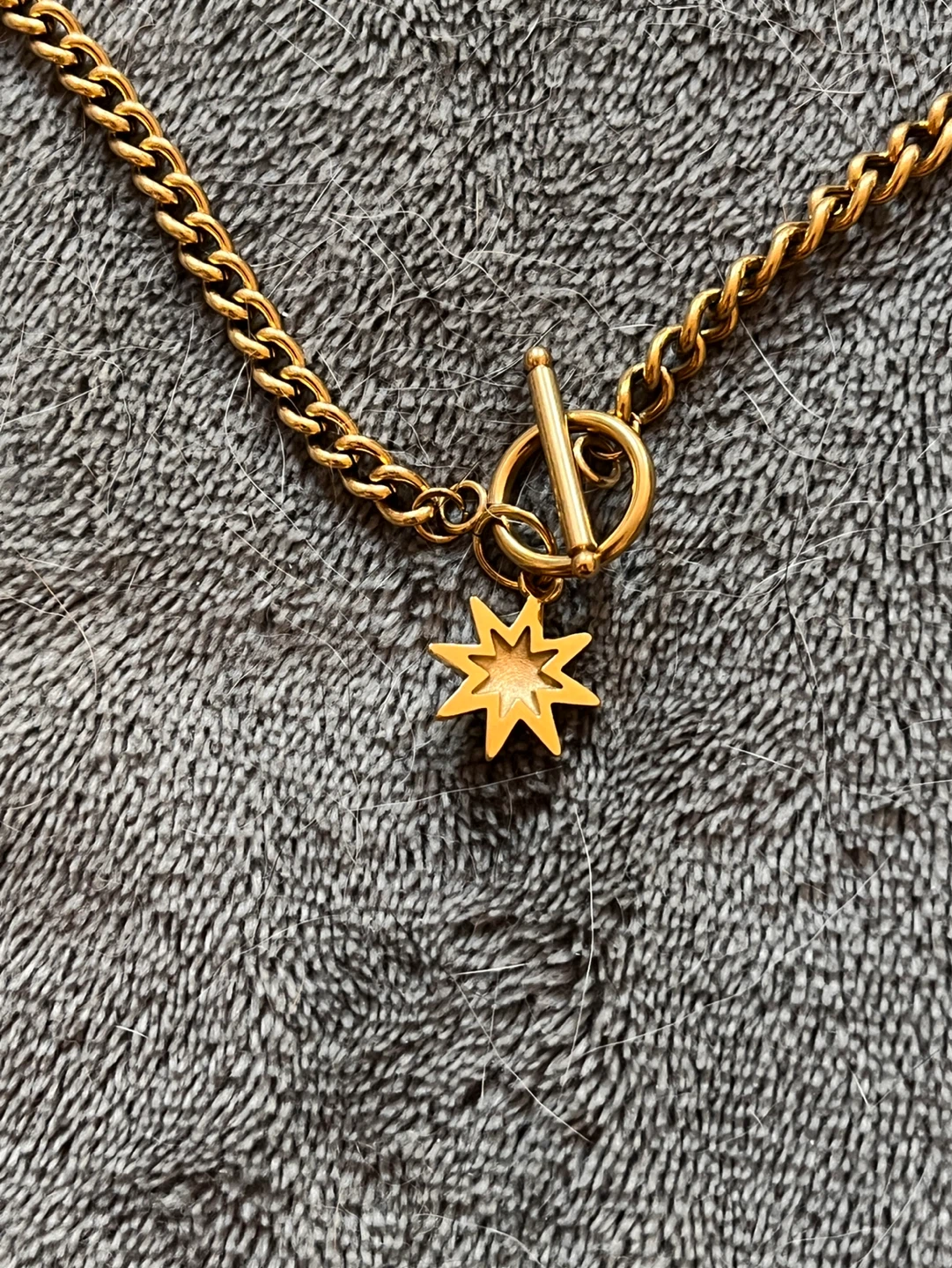 18k gold necklace and pendant - photo 3