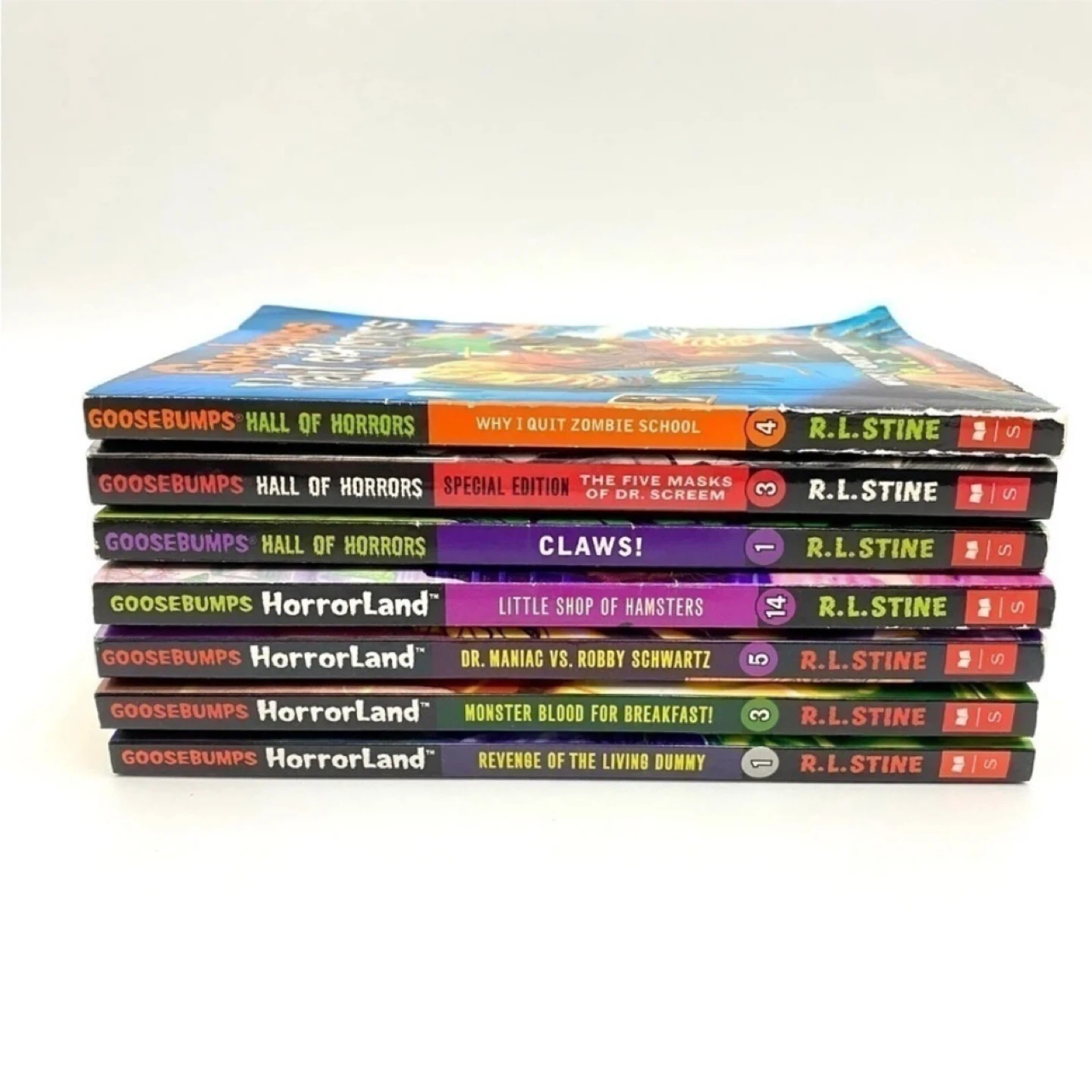 Goosebumps Books HorrorLand Hall of Horrors R.L. Stine - photo 3