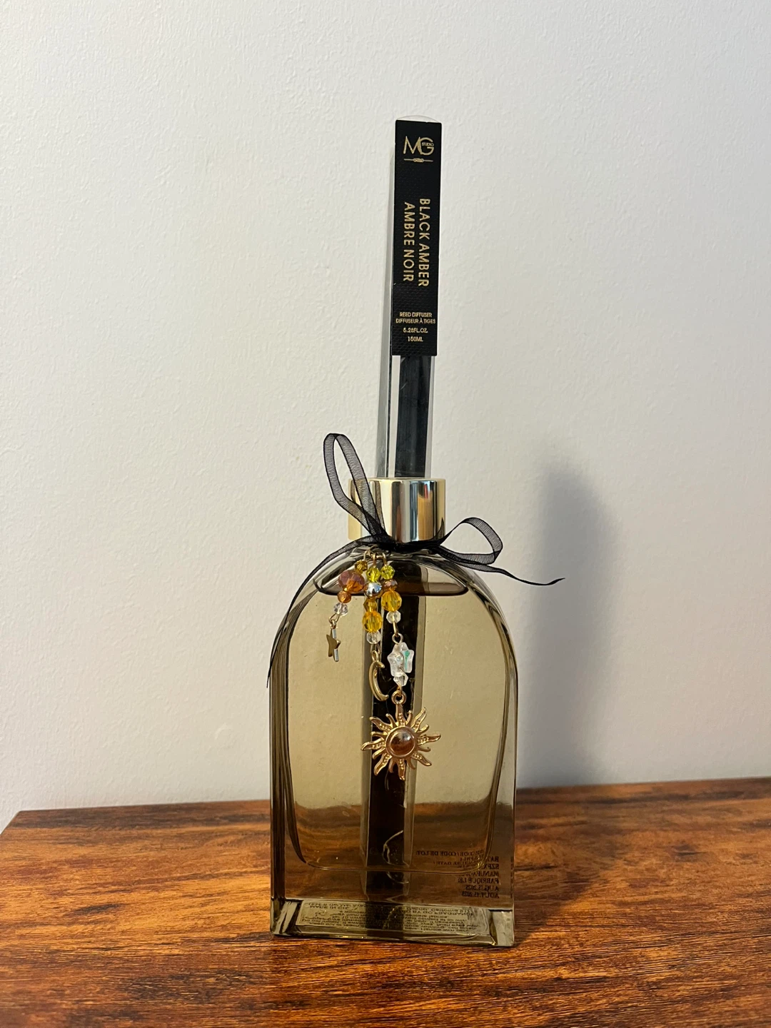 MG Studio Black Amber Ambre Noir Reed Diffuser 6.28 fl oz