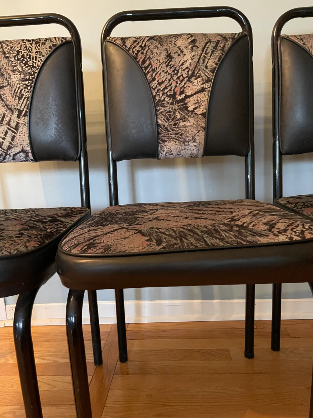 Set of 3 vintage diner chairs - photo 2
