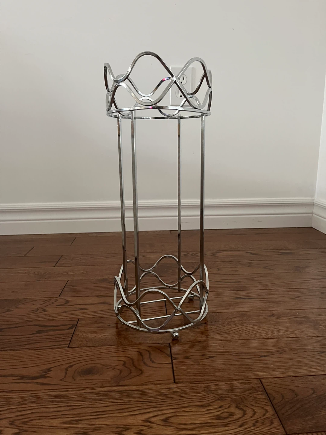 Chrome Toilet Paper Holder Stand