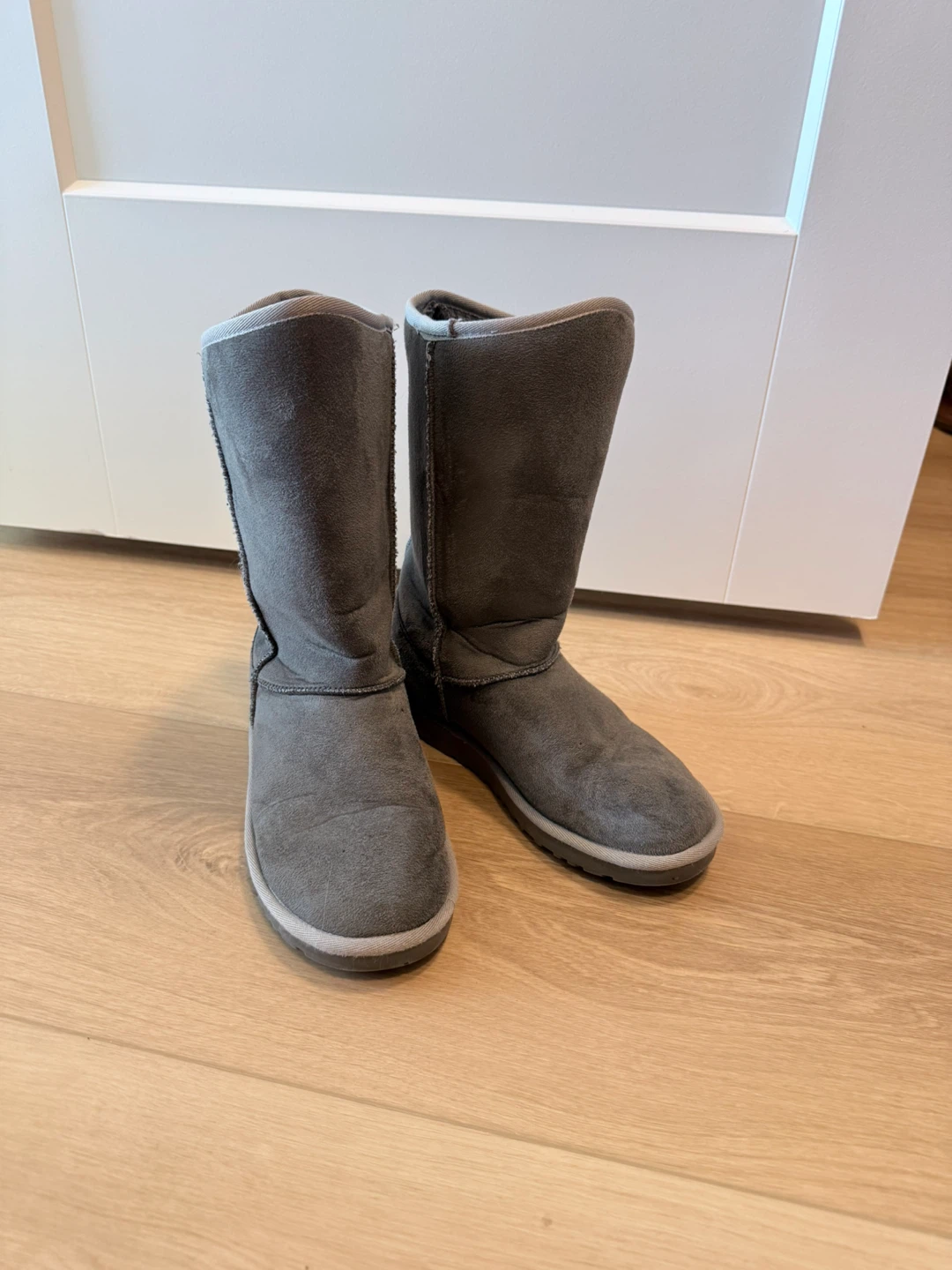 Cadenza Grey Suede Boots