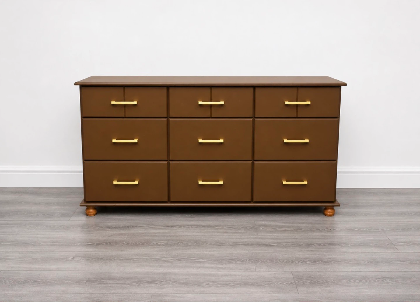Pine wood brown dresser set for sale - photo 2