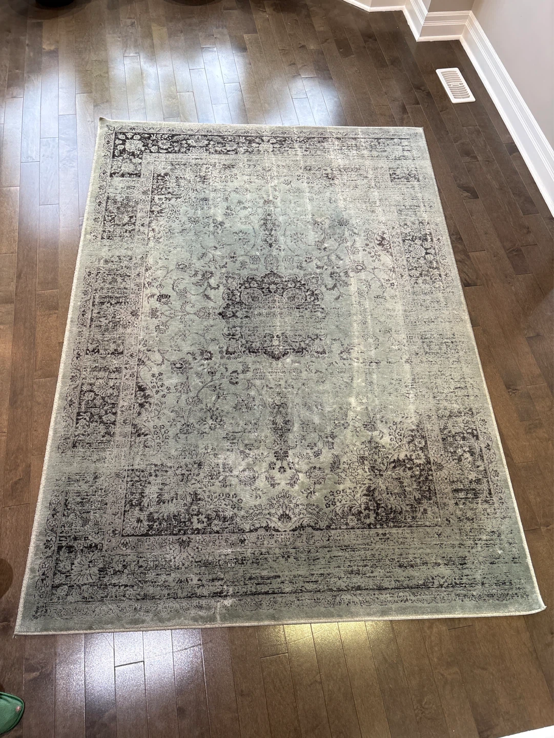 Distressed Medallion Area Rug