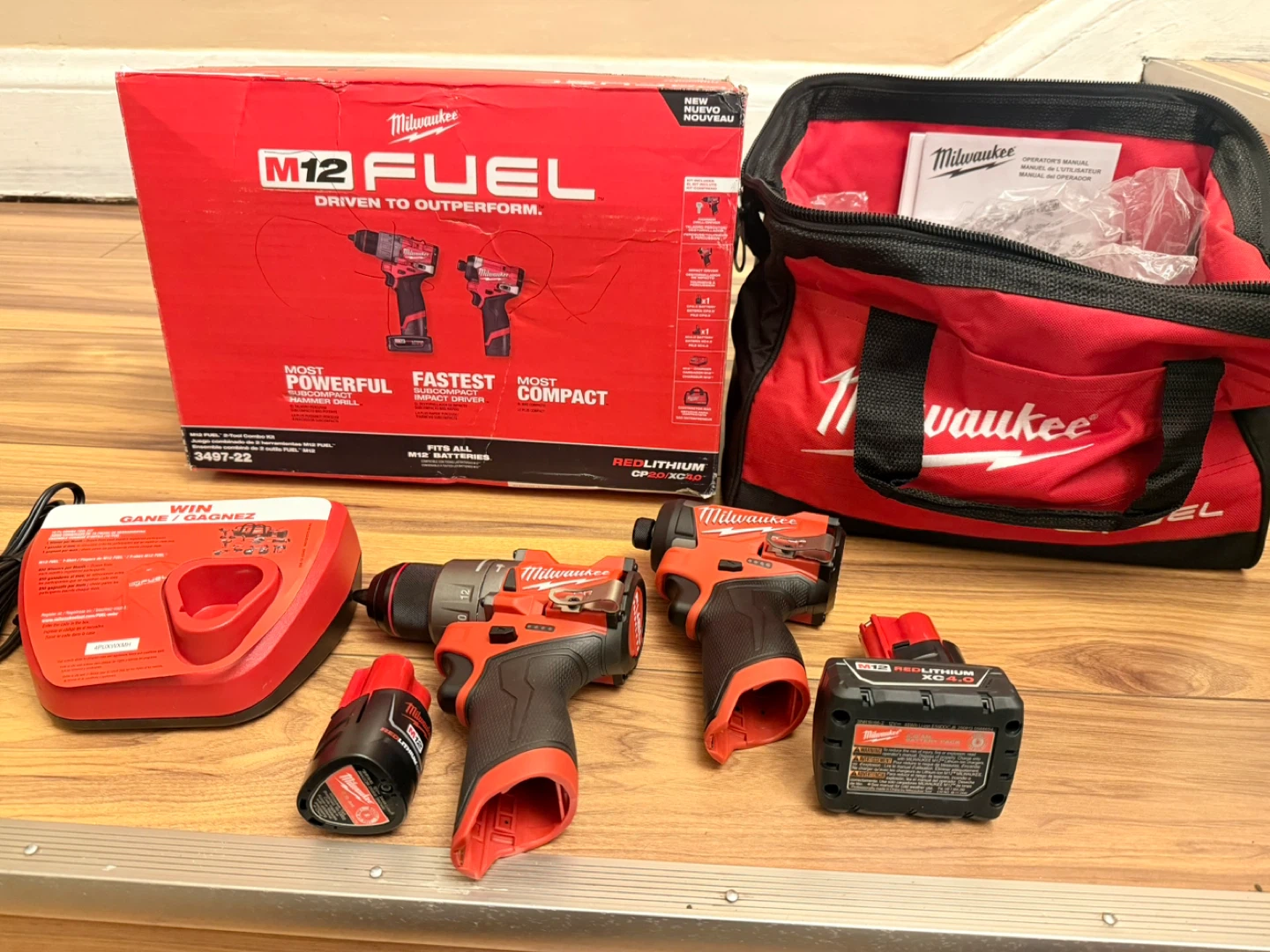 Milwaukee M12 FUEL Combo Kit with 5Ah Battery - photo 2