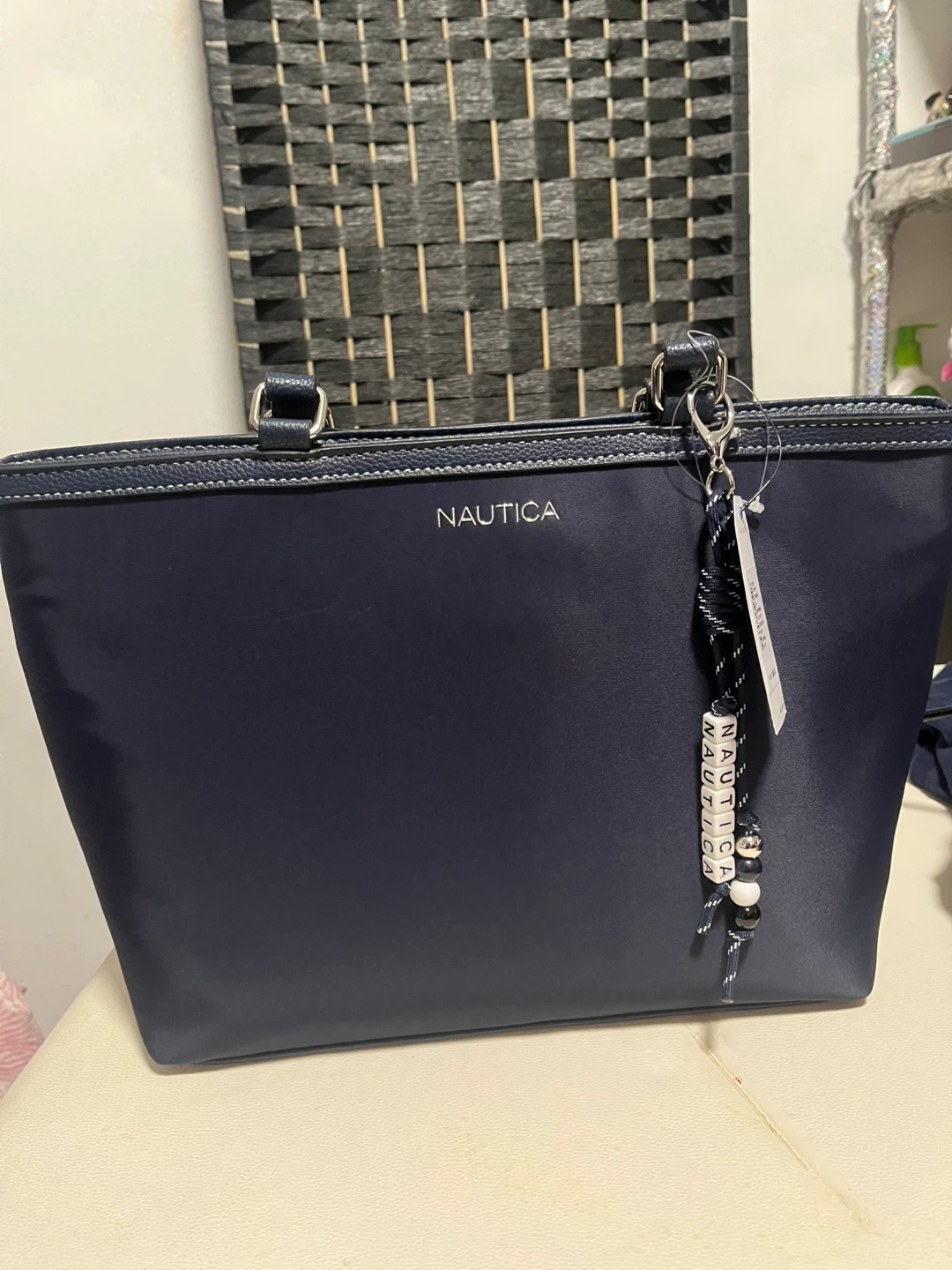 Nautica Navy Tote Bag - photo 2