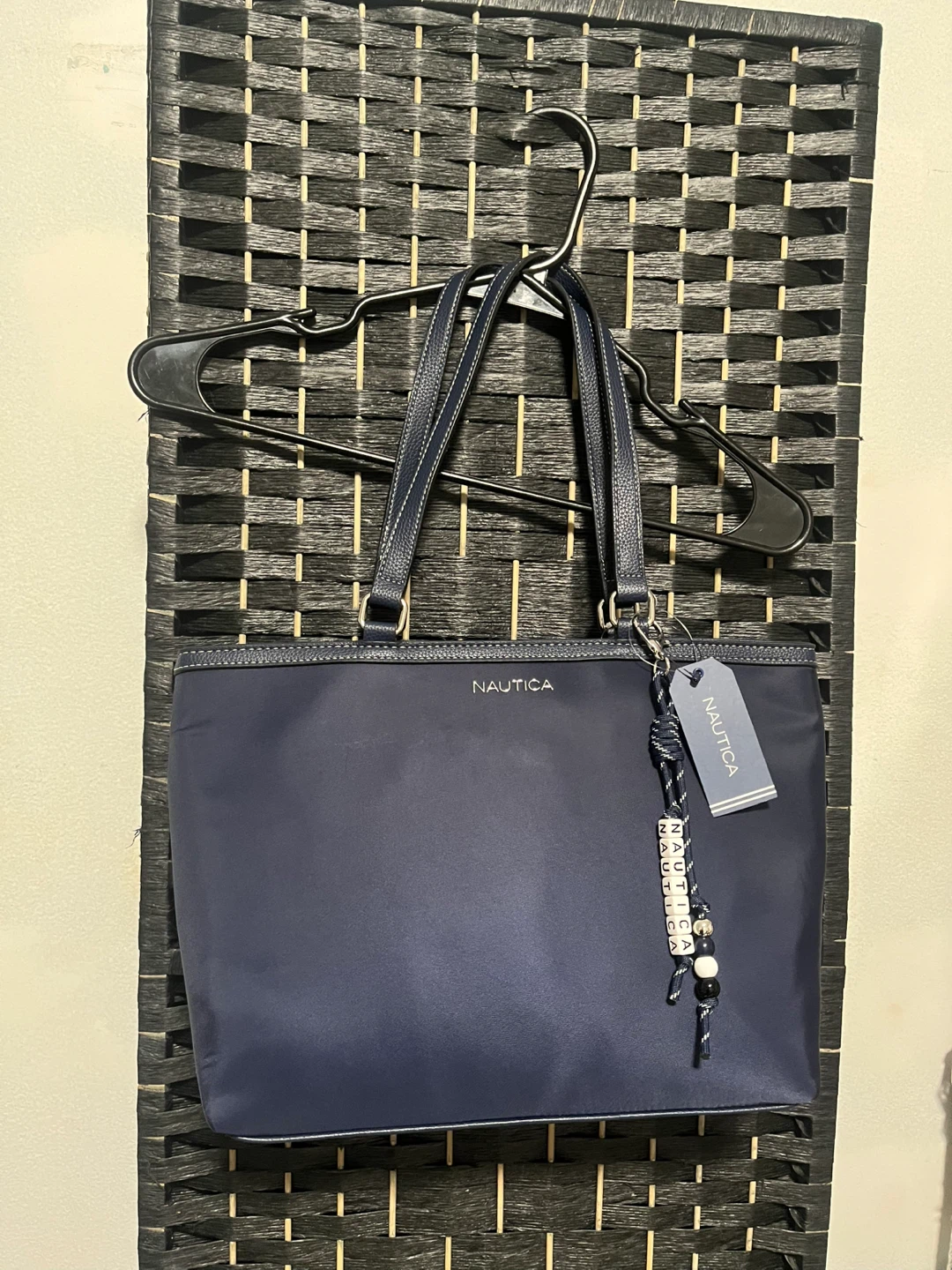 Nautica Navy Tote Bag