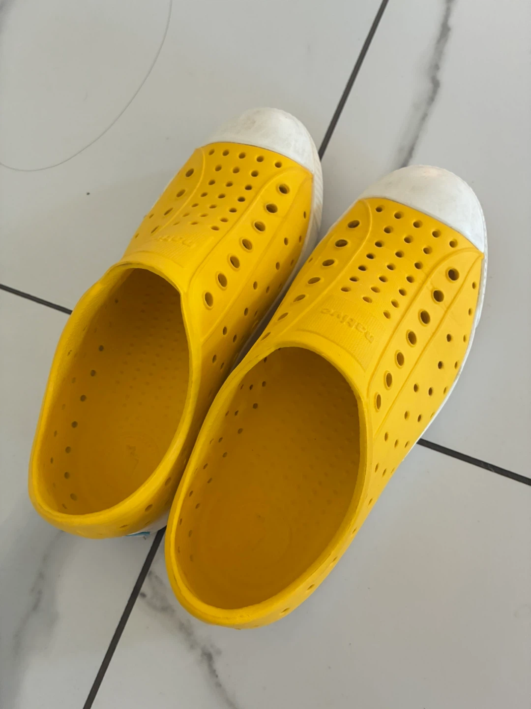 Native Yellow Slip-On Shoes