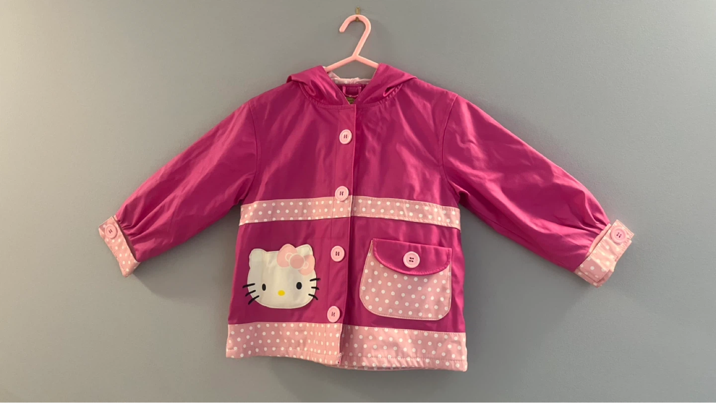 Western Chief Kids Hello Kitty Raincoat Size 5