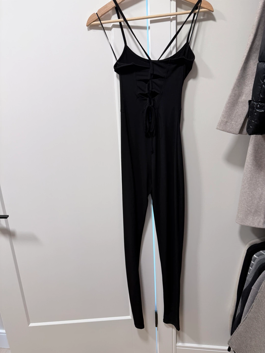 Black Spaghetti Strap Jumpsuit