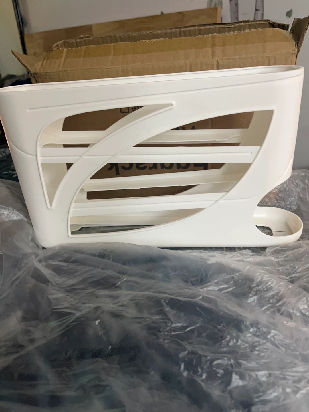 New White Plastic Egg Holder - photo 5
