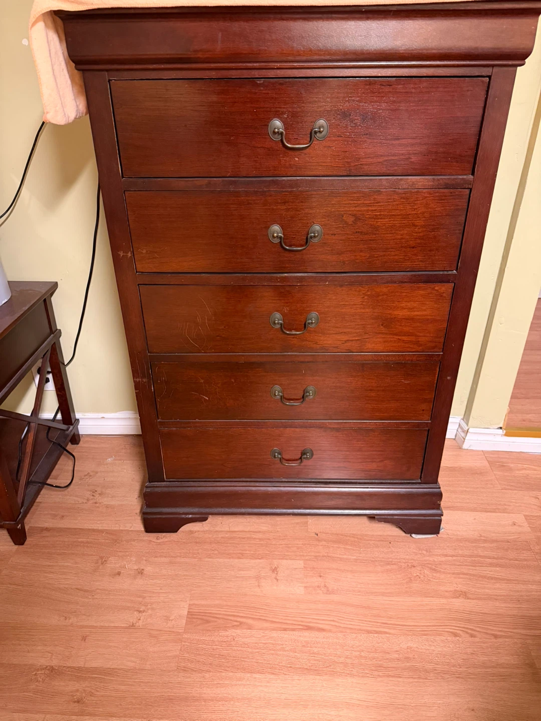 Dark Brown 5-Drawer Dresser - photo 3
