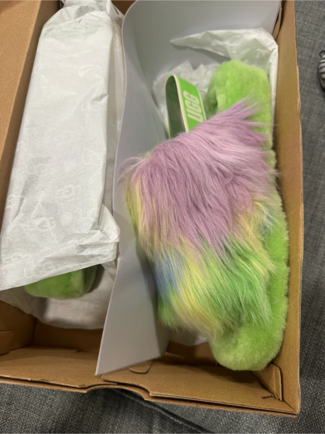 UGG Fluff Yeah Slide Tie Dye Size 10 - photo 3
