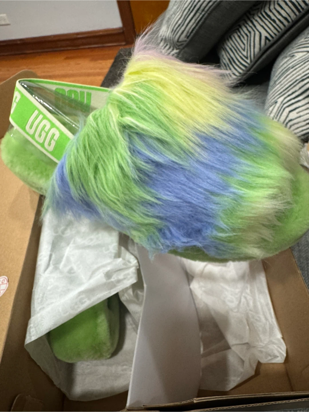 UGG Fluff Yeah Slide Tie Dye Size 10 - photo 2