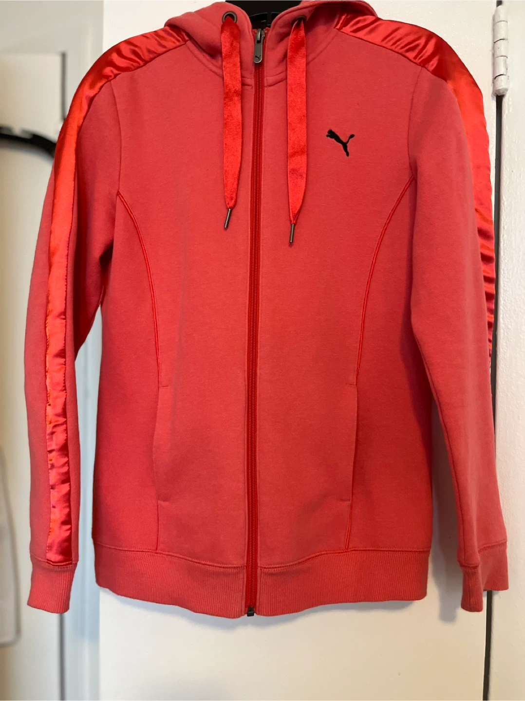 Puma Zip-Up Hoodie Coral color size S