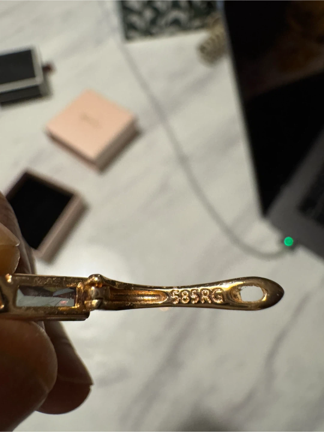14K Gold Earrings with Gemstones - photo 3