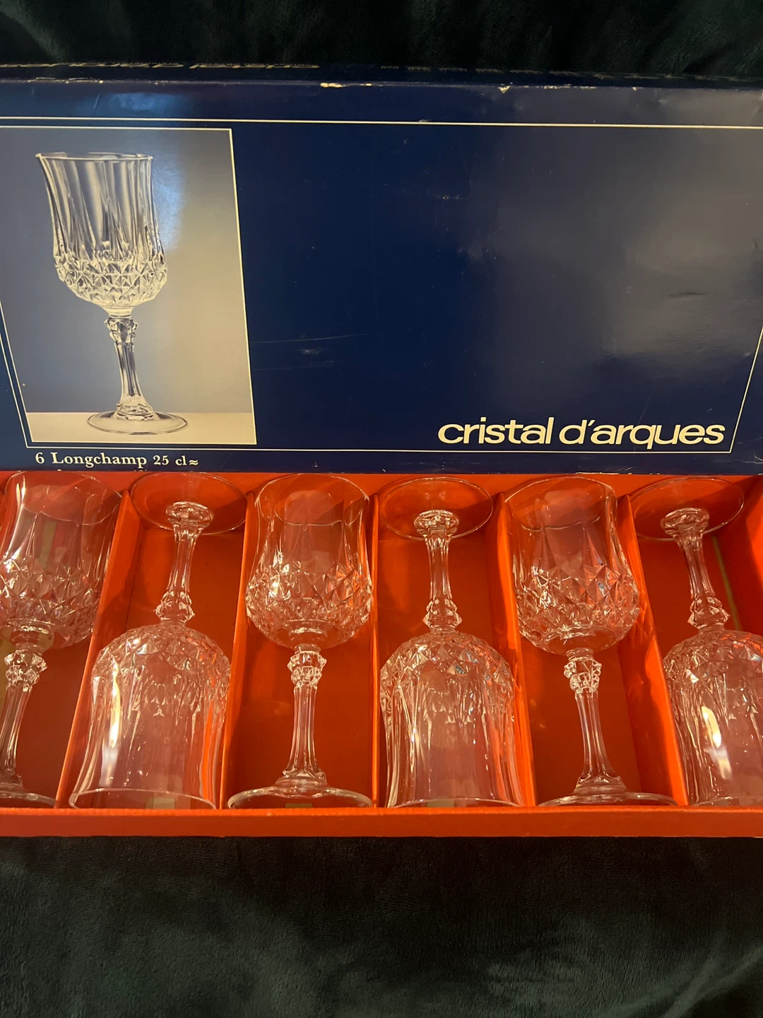 Cristal d'Arques Longchamp Wine Glasses Set - Set of 6