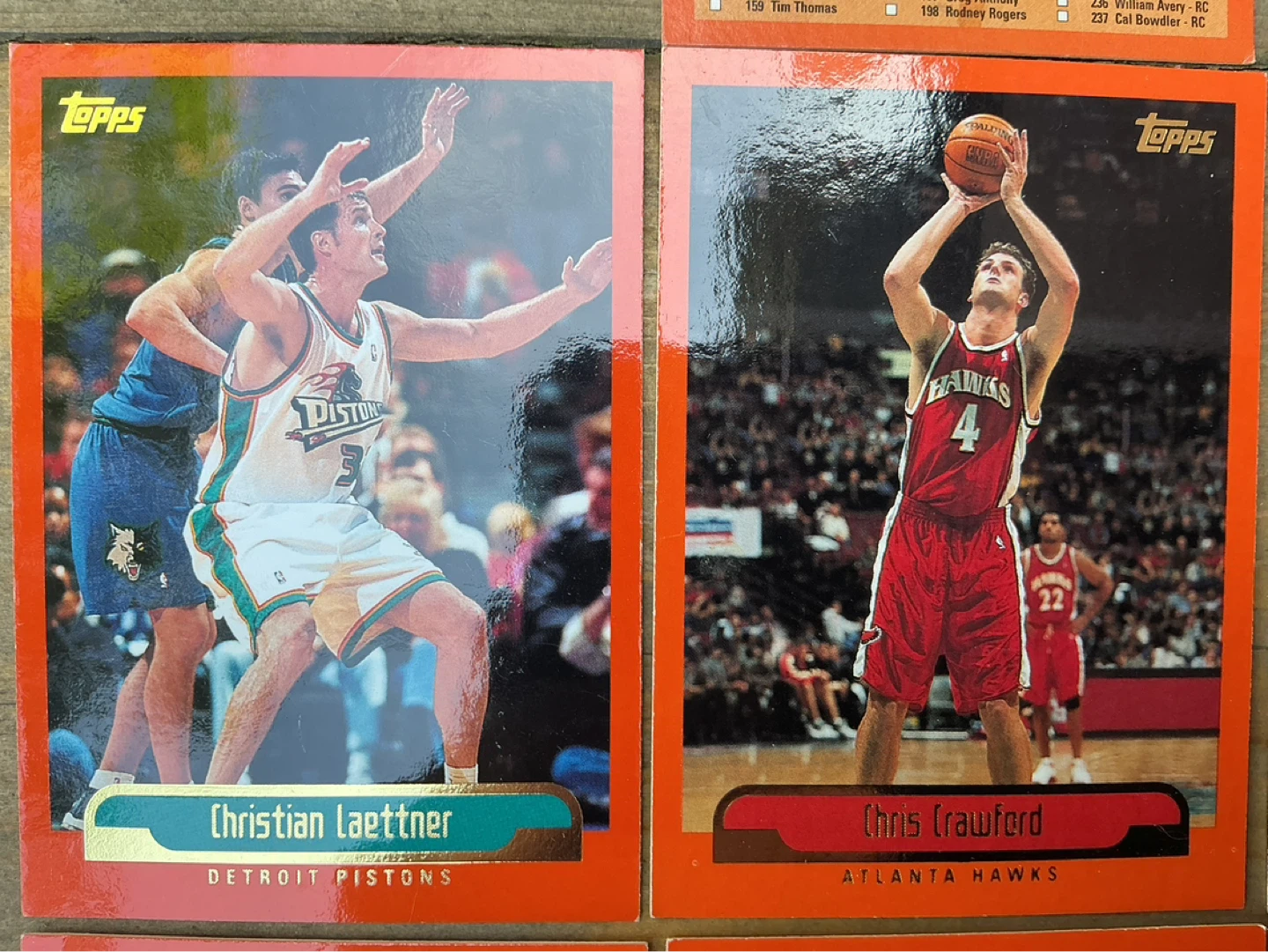 7. 1999-2000 TOPPS NBA SERIES 2 Cards ! - photo 3