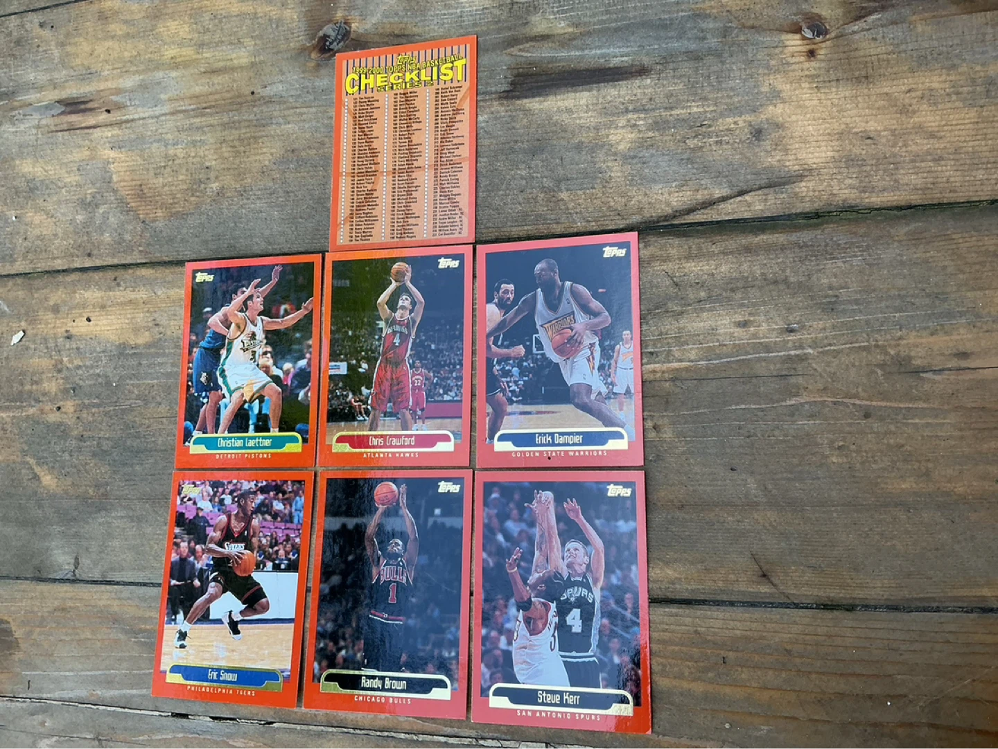 7. 1999-2000 TOPPS NBA SERIES 2 Cards !