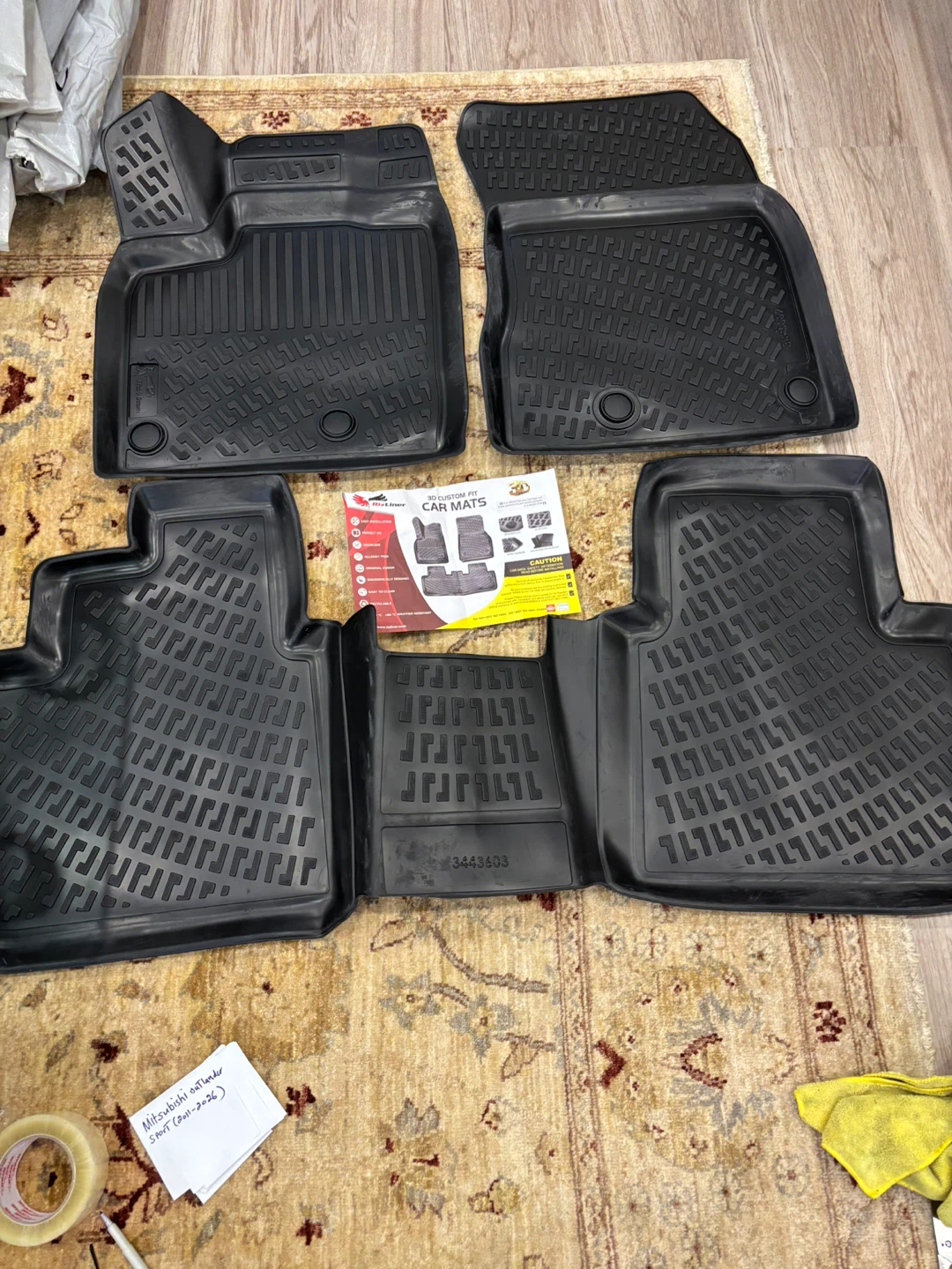 All-weather Car Mats for Mitsubishi Outlander Sport (2011-2026)