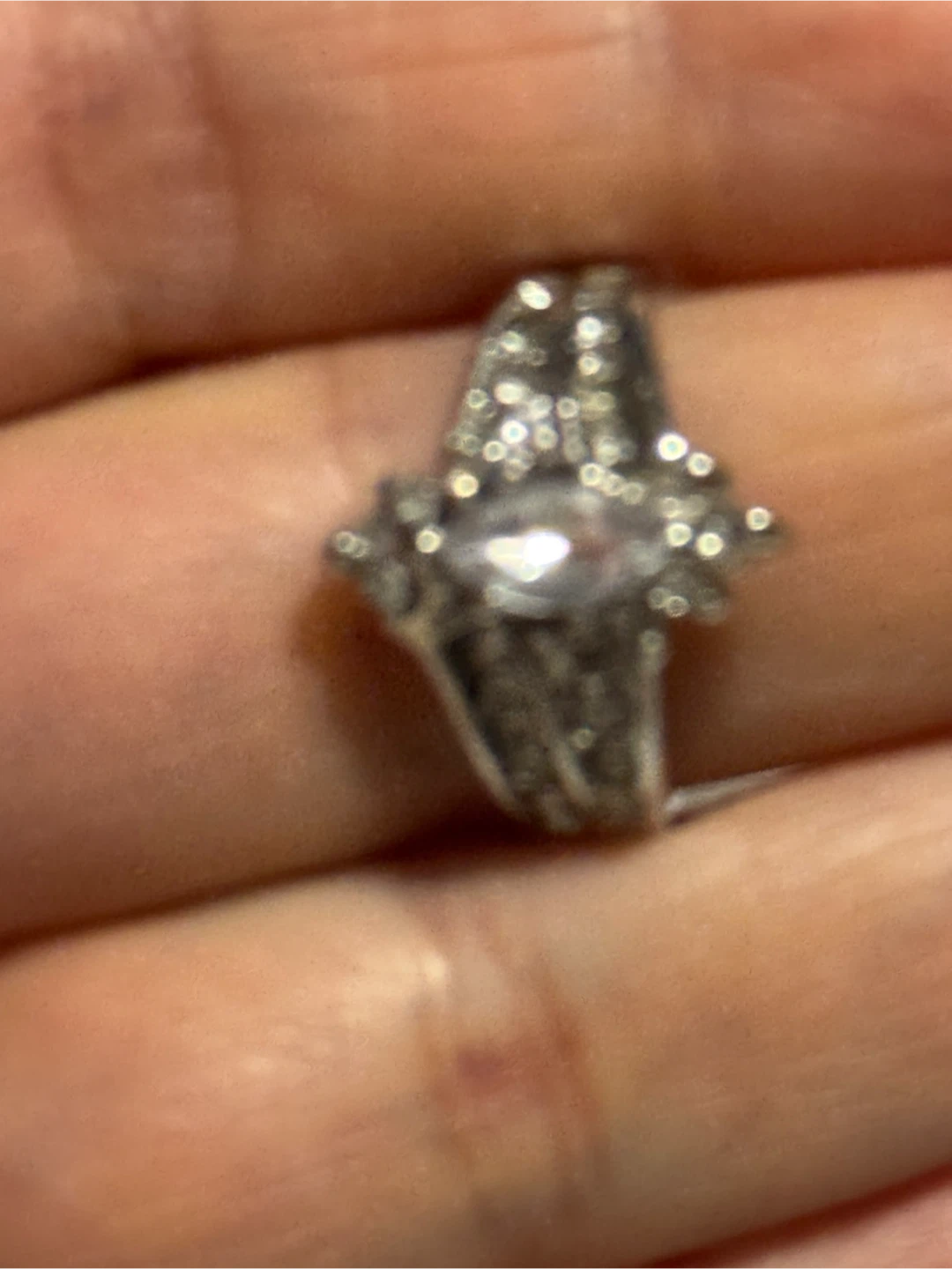 Marquise Cut Rhinestone Ring