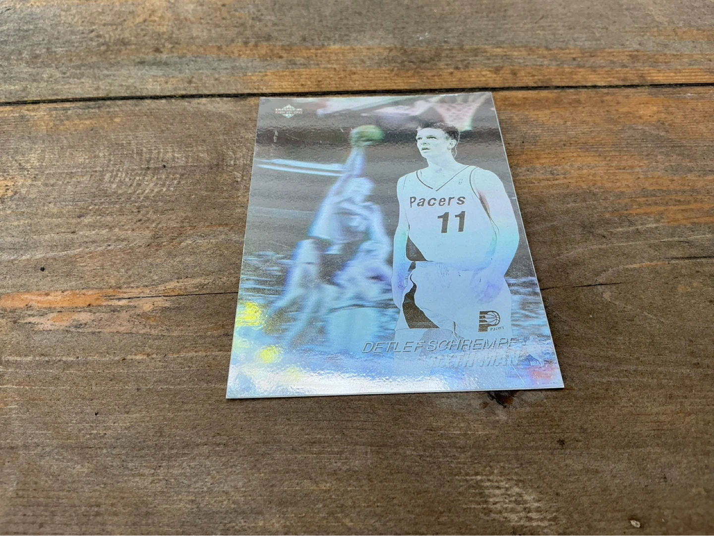 1991/92 UPPER DECK NBA HOLOGRAM DETLEF SCHREMPF Card AW5 ! - photo 2