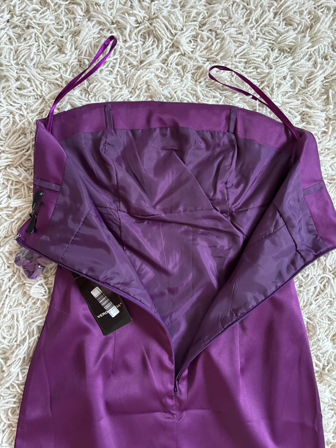 BNWT Vera Moda Purple Floral Dress - photo 4