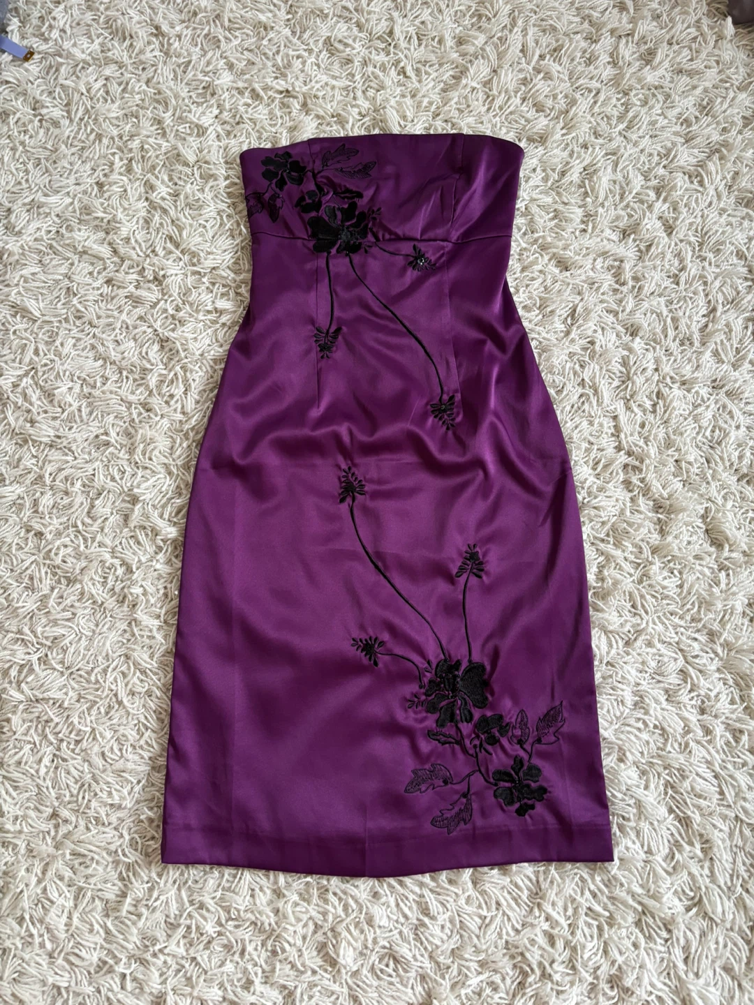 BNWT Vera Moda Purple Floral Dress