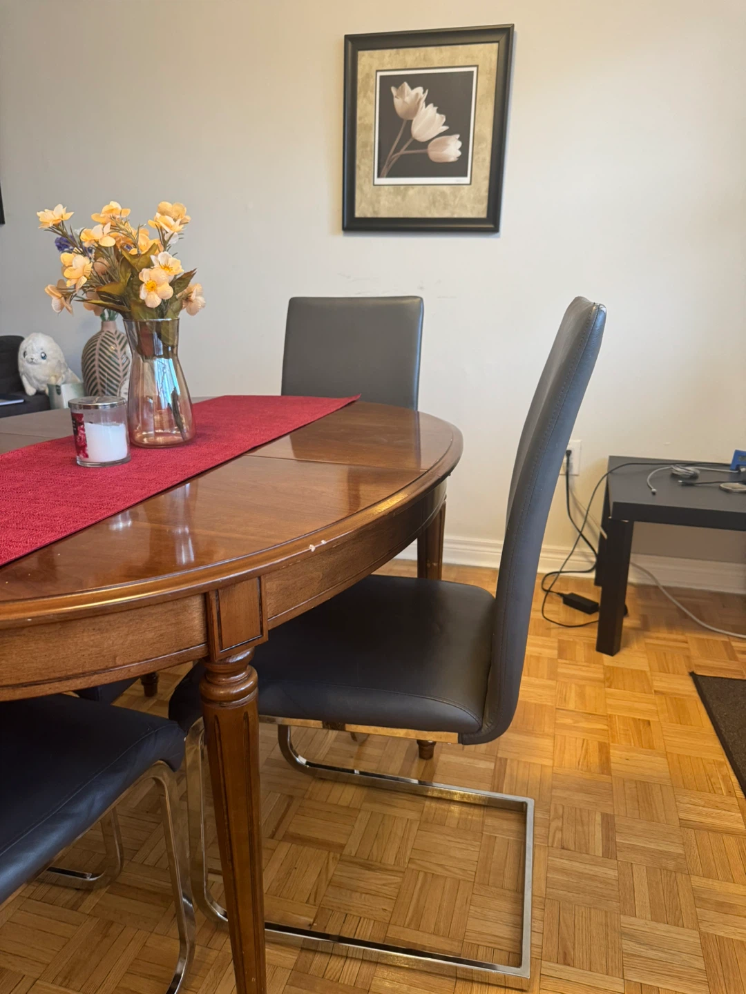 Wooden Dining Table with 4 Chairs - photo 5