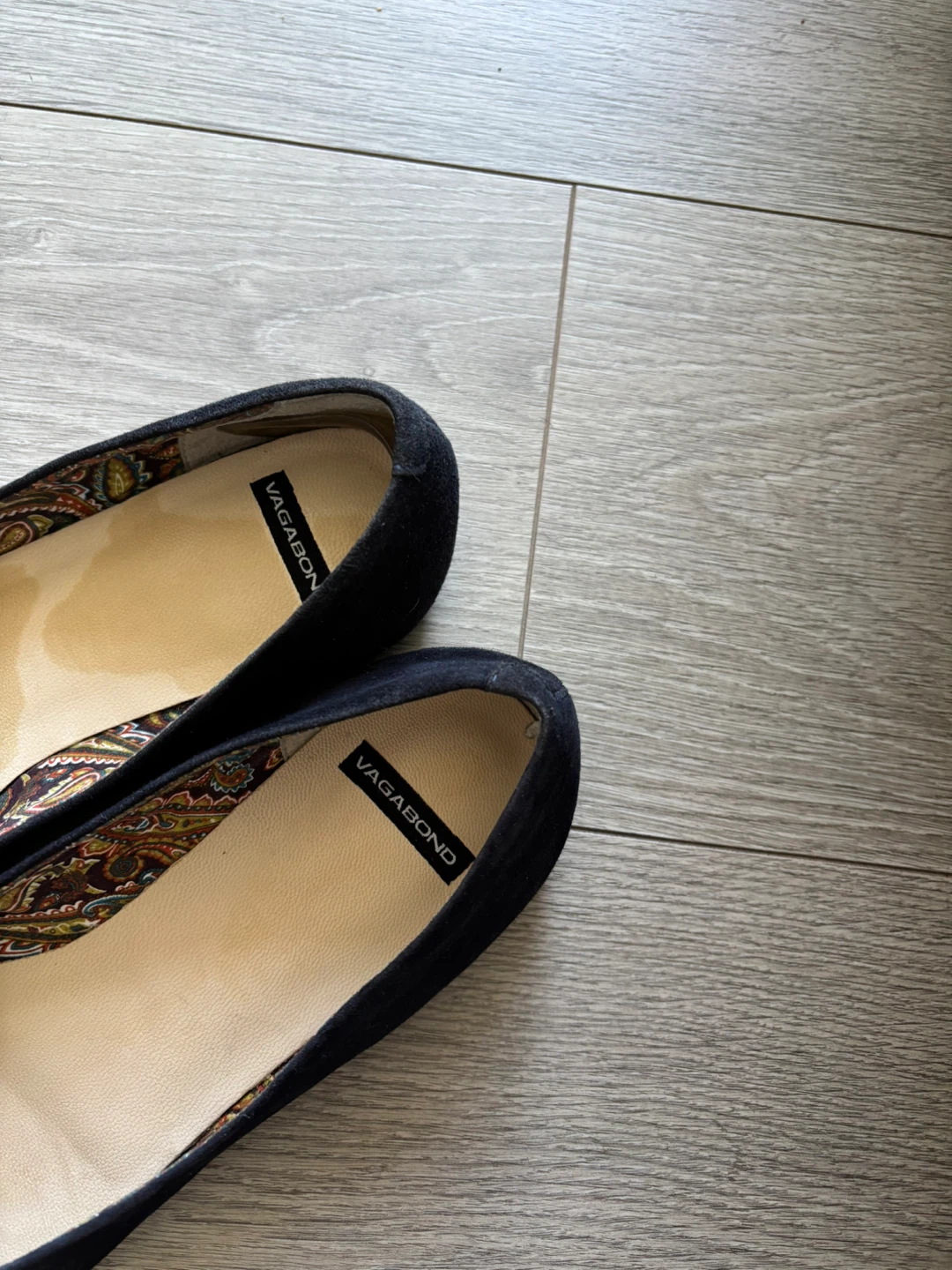 Vagabond Navy Suede Ballet Flats - photo 3