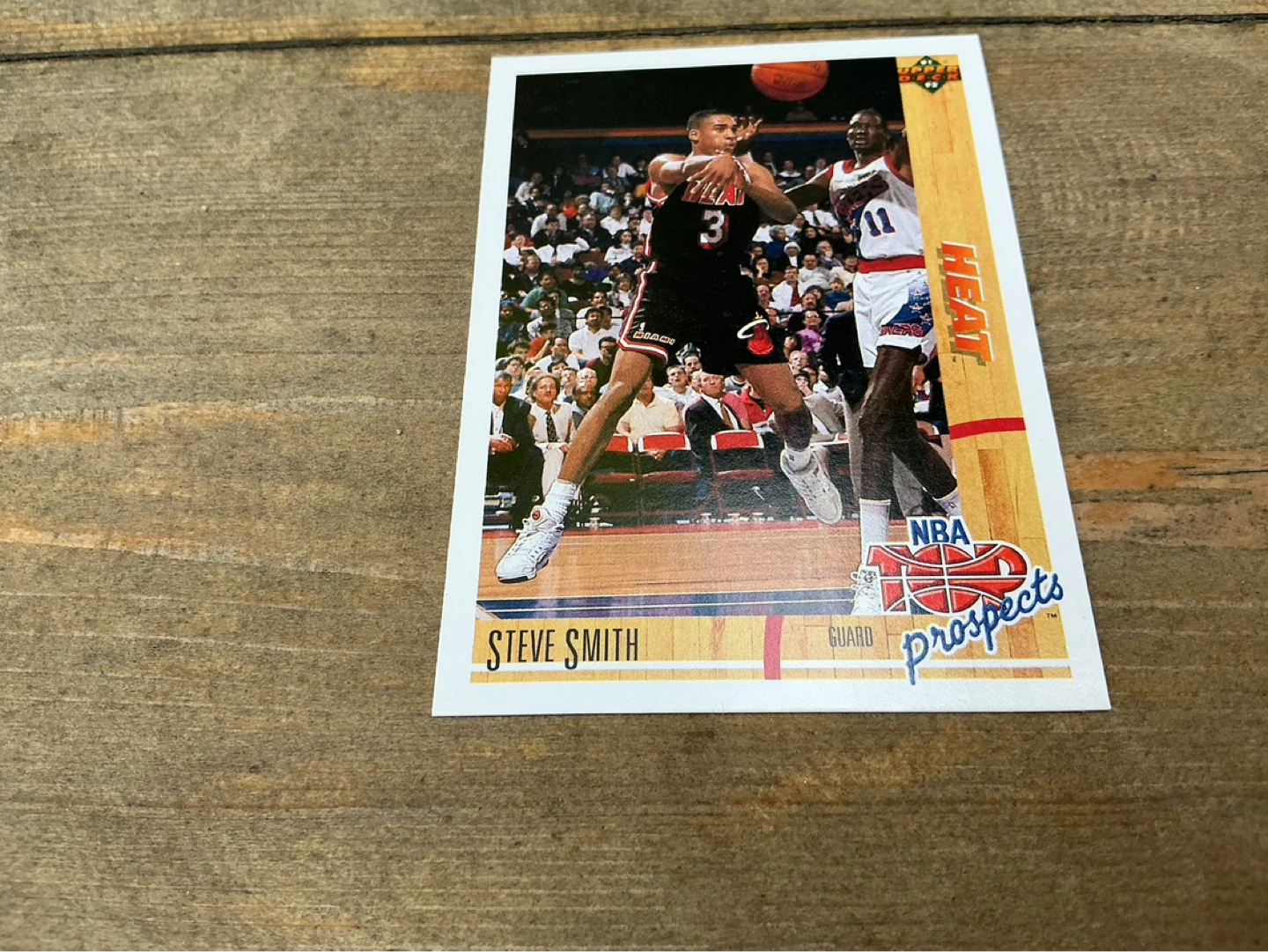 1991-92 UPPER DECK BASKETBALL STEVE SMITH Rookie Card # 447
