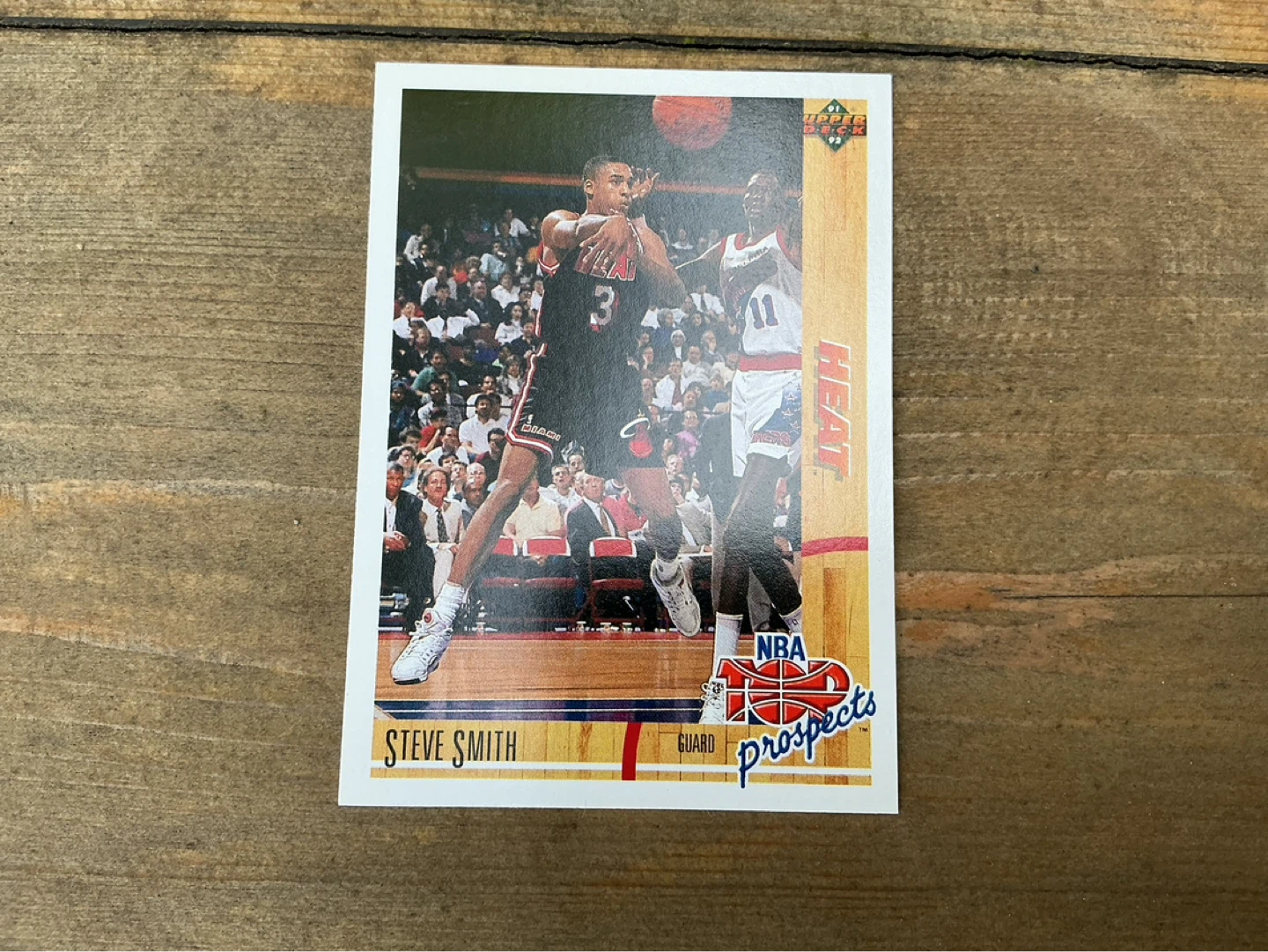 1991-92 UPPER DECK BASKETBALL STEVE SMITH Rookie Card # 447 - photo 4