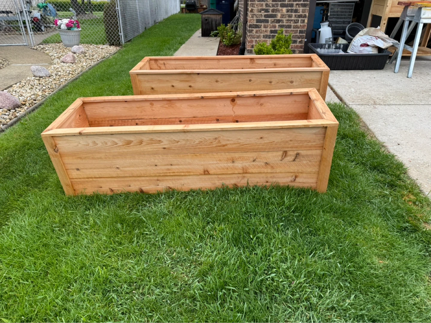 Wooden Planter Boxes