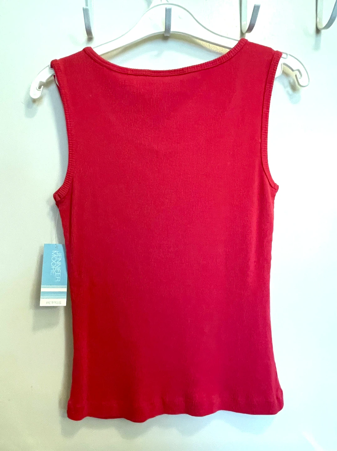 NEW Jennifer Moore Hot Pink Ribbed Tank Top - Petites S/P - photo 4